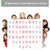 Attractivia Magnetic Big Montessori Alphabet ABC Flash Cards - 52 Sturdy Uppercase & Lowercase Large Letters, Black - for Classroom Teachers, Homeschool, ESL, Kids and Adults view 4