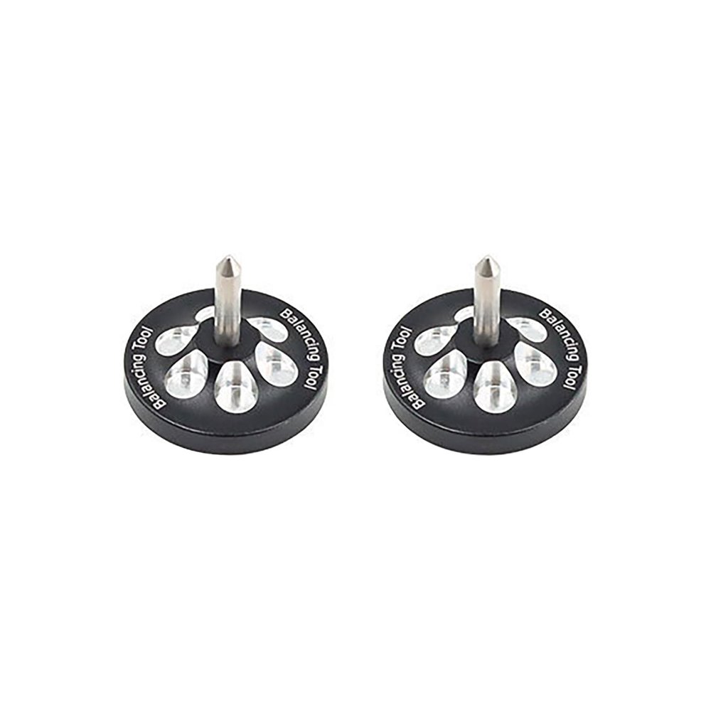 ZEZEFUFU 2PCS Metal Chassis Balancing Tool Set for 1/10 RC Car Flat Racing Car Upgrade