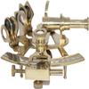 5-Inch Solid Brass Sextant Ship Navigation Astrolabe Instrument for Collectors and Enthusiasts  Elegant Brass Craftsmanship Nautical Gift view 2