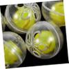 Angoily 50pcs Bell Rattle Balls Inserts for Toys Pet and Puppet Bright Colors Handmade Chewing Balls view 3