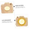 DECHOUS Wooden Kaleidoscope Camera Toy for Boys and Girls Educational Miniature Camera for Recognition and Imagination Development for Ages for Birthdays and Holidays view 3