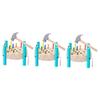 DECHOUS 3sets Nailing Boys and Girls Toy Pounding Hammer and Peg Toy Educational Learning view 1