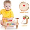 CIYODO Wooden Mini Drum Kit Percussion Xylophone Tambourine Musical Instrument for Fun Educational for Music Enlightenment and Creative Play view 2