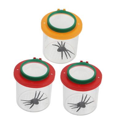 CORHAD 3pcs Boys and Girls Insect Viewer Box Educational Outdoor Exploration Tool for and Nature Observation for Camping and Backyard Science Activities