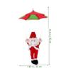 YARNOW Funny Santa Claus Parachute Toy Giant Christmas Ornament Decorative for Kids Rooms view 2