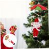 YARNOW Funny Santa Claus Parachute Toy Giant Christmas Ornament Decorative for Kids Rooms view 3