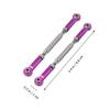 CIYODO 6pcs Adjustable Pull Rods for Rc Turnbuckle Rod Linkage Drapery Pull for Curtain view 4