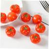 Abaodam 24pcs Realistic Mini Tomato Model Lifelike Artificial Vegetable Decor Toy Fruit Showcase Props view 4