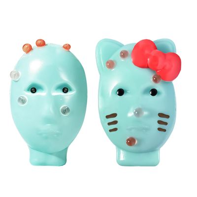 2 PCS Pimple Popping Toy, Squishy Fidget Toys Pimple Popping Fidget Toy with Filler Tools Weird Alien Pimple Popping Novelty Stress Relief & Reusable & Self-Filling for Adults & Teens