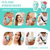 2 PCS Pimple Popping Toy, Squishy Fidget Toys Pimple Popping Fidget Toy with Filler Tools Weird Alien Pimple Popping Novelty Stress Relief & Reusable & Self-Filling for Adults & Teens view 3