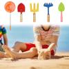 IEUDNS 5Pcs Kids Gardening Tools Small Garden Tool Set Boys Girls Gift Portable Outdoor Including Fishing Net Shovels Rake Fork view 4