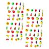 Angoily 100pcs Eraser Mini Cute Fruit Cartoon Student Prizes view 1