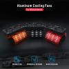 Alomejor Dual Fan Motor Heatsink, Upgrade Components Heat Dissipation Cooling Fan for Brushless Motors with 55/56/58mm Diameter (Red) view 4