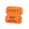Veemoon 100 Pcs Double Roll Raffle Tickets - Orange 50/50 Stub Tickets with Consecutive Numbers for view 4