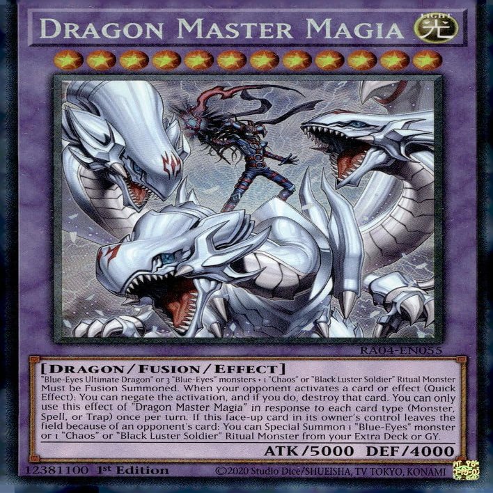 Dragon Master Magia (CR) - RA04-EN055 - Collector's Rare - 1st Edition