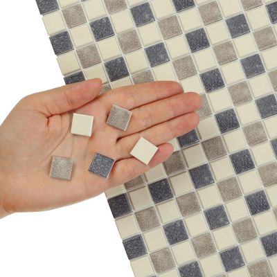150 pcs, Dollhouse Flooring, 1:12 Scale Doll House Tiles, Miniature Checkerboard Floor, REDUCIO! (Classic)
