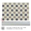 150 pcs, Dollhouse Flooring, 1:12 Scale Doll House Tiles, Miniature Checkerboard Floor, REDUCIO! (Classic) view 2
