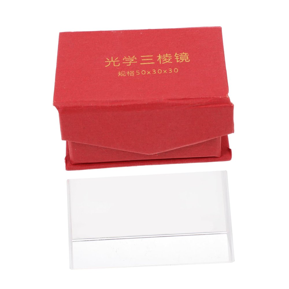 Anneome Optical Prism Triple Prism Glass Light Analysis Educational Physics Equipment
