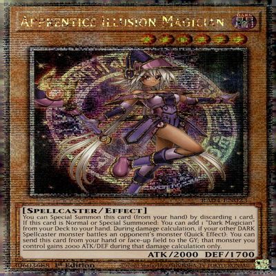Apprentice Illusion Magician (Quarter Century Secret Rare) - RA04-EN023 - Quarter Century Secret Rare - 1st Edition