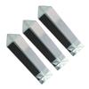 Cabilock Equilateral Prisms for Photography 3 Pack Optic Glass Physics Experiment Right Angle Prism Crystal view 1