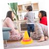 Abaodam One-Legged Chair Stool Boys and Girls Wobble Disk Balancing Toy for Toddlers Physical Training Equipment Outdoor Plaything view 2