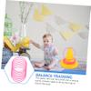 Abaodam One-Legged Chair Stool Boys and Girls Wobble Disk Balancing Toy for Toddlers Physical Training Equipment Outdoor Plaything view 4