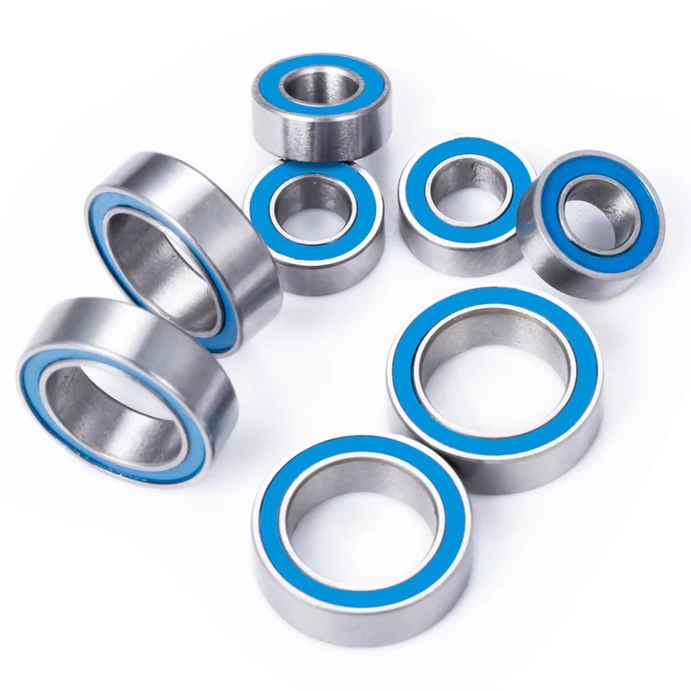 RC Car DIY Parts for Mini for E-revo Brushless 1/16 Metal 8pcs Bearing Kit M2 Dowel Pins Fixing Shaft Lock Bar RC Car Model Upgrade Parts