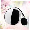 SUPVOX Black and White Visual Training Ball for Eyesight Development Lightweight Sensory Toy with Sounding Bell Suitable for Months view 3