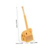 BESTOYARD 1set Cute Mini Broom and Dustpan for Boy Girl Cleaning Tools for Toddlers Engaging Indoor Play and Skill Development for Homes and Schools view 2