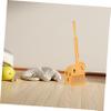 BESTOYARD 1set Cute Mini Broom and Dustpan for Boy Girl Cleaning Tools for Toddlers Engaging Indoor Play and Skill Development for Homes and Schools view 4