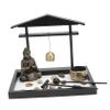 Mobestech 1set Zen Desktop Miniature Sand Garden Lifelike Accessories Decorative Resin Landscape Ornament for Home Office Meditation and Relaxation view 1