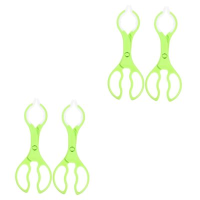 Toddmomy 4pcs Heavy Duty Feeding Bottle Tongs Multi-functional High-temperature Resistant Clamp Tool for Handling