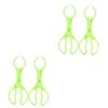 Toddmomy 4pcs Heavy Duty Feeding Bottle Tongs Multi-functional High-temperature Resistant Clamp Tool for Handling view 1