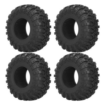 4pcs RC Remote Car Tyle 2.2in Universal Rubber Wheel Tires 128mm with Foams for AXIAL RC Car