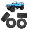 4pcs RC Remote Car Tyle 2.2in Universal Rubber Wheel Tires 128mm with Foams for AXIAL RC Car view 3