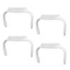 4pcs Baby Bottle Handles for Mam, Ergonomic Bottle Holders Easy Grip Non Slip Ideal for Supporting Babies in Transitioning to Independent Drinking (White) view 1