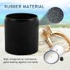 RENJJPBO Electric Rock Tumbler Machine, Rotary Rock Tumbler with Leakproof Rubber Barrel,Gemstones Polisher Dual-Wheel Drive/Noise Reduction Barrel view 2