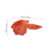 Abaodam 5pcs Realistic Simulated Chicken Wing Model for Kitchen Decor and Photo Props Artificial Food Display Lifelike Resin Chicken Wing Props for Home Parties and Photography view 2