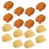 Abaodam Realistic Fake Nuts Decorations 18pcs Walnut Nuts Models for Home Party Photography Toy view 1