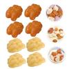Abaodam Realistic Fake Nuts Decorations 18pcs Walnut Nuts Models for Home Party Photography Toy view 3