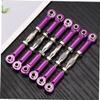 SUPVOX 6pcs Aluminum Turnbuckle Rods for Drift Rc Crawler Heavy Duty Turnbuckle Rod Linkage Bolts for Rc Truck Buggy Upgrade view 3