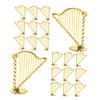 BESPORTBLE 30pcs Mini Harp Instrument Ornaments Musical Christmas Decor Harp for Boys and Girls Indoor Christmas Tree Hanging Ornament view 1