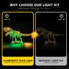 BOOZUU Light Kit for76968 Dinosaur Fossils Tyrannosaurus rex - Lighting Compatible with Dinosaur Fossils Tyrannosaurus rex Building Set for Adults (Lights Only, No Model) view 4