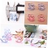 JOINPAYA 48pcs Mini Acrylic Rocking Horse Ornaments Transparent DIY Shower Decorations Safe Desktop Figurines for Party Favors and Home Decor view 2