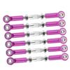 SUPVOX 6pcs Aluminum Bolts for Rc Car Tie Rod Linkage Turnbuckle Rod Linkage for Epxhsp Racing Hpi Truck Buggy Upgrade Parts view 1