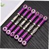 SUPVOX 6pcs Aluminum Bolts for Rc Car Tie Rod Linkage Turnbuckle Rod Linkage for Epxhsp Racing Hpi Truck Buggy Upgrade Parts view 3