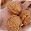 Abaodam 6pcs Realistic Faux Walnut Models for Food Display and Educational Play Lifelike Artificial Nuts for Home and Photography Props view 3