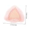 HOMSFOU 10pcs Plush Animal Ear Decor Cute Cat Ear Accessories for DIY Crafts Lightweight and Plush Material for Costumes and Fun Projects Pink view 2