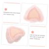 HOMSFOU 10pcs Plush Animal Ear Decor Cute Cat Ear Accessories for DIY Crafts Lightweight and Plush Material for Costumes and Fun Projects Pink view 3