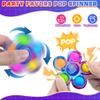 18 PCS Fidget Spinner Toys Bulk for Kids, Easter Basket Stuffer Party Favor Travel Activities Anxiety Stress Relief Toy, ADHD Autism Product for Teen Adults Birthday Gift Classroom Treasure Box Prize view 3